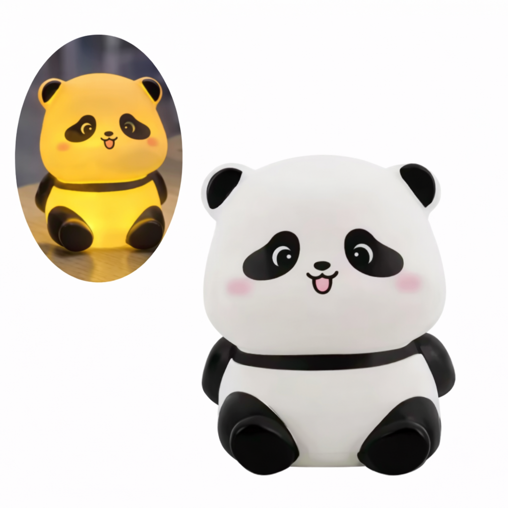 The Perfect Gift: Creative Panda Plastic Night Light – Also Great for Cake Decor!