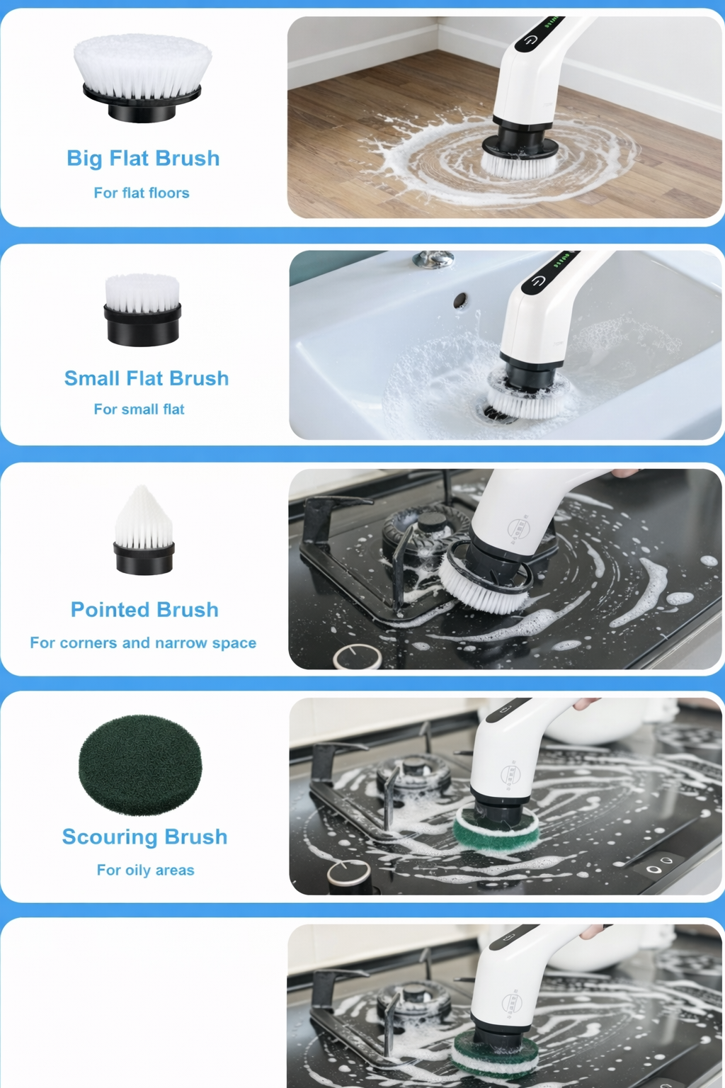 Professional Deep Clean at Home: Leebein Premium Electric Scrubber – Built to Last