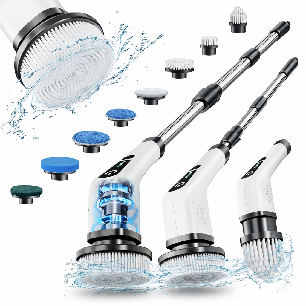 Professional Deep Clean at Home: Leebein Premium Electric Scrubber – Built to Last