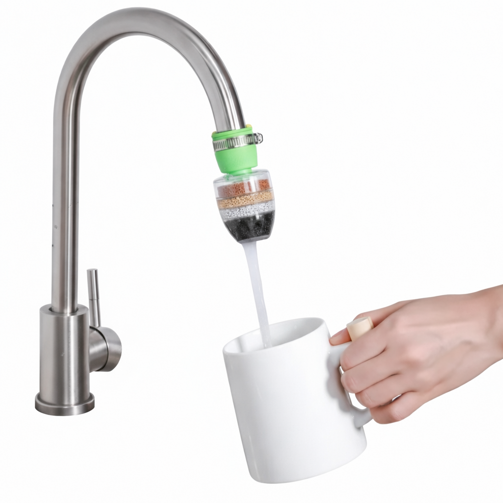Instant Pure Water: Six-Stage Faucet Mount Filter for Healthier Drinking