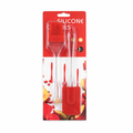 2-in-1 Silicone Oil Brush & Spatula Combo for Cooking & Baking