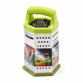 6-in-1 MasterChef Hexagonal Stainless Steel Grater with Comfort Grip
