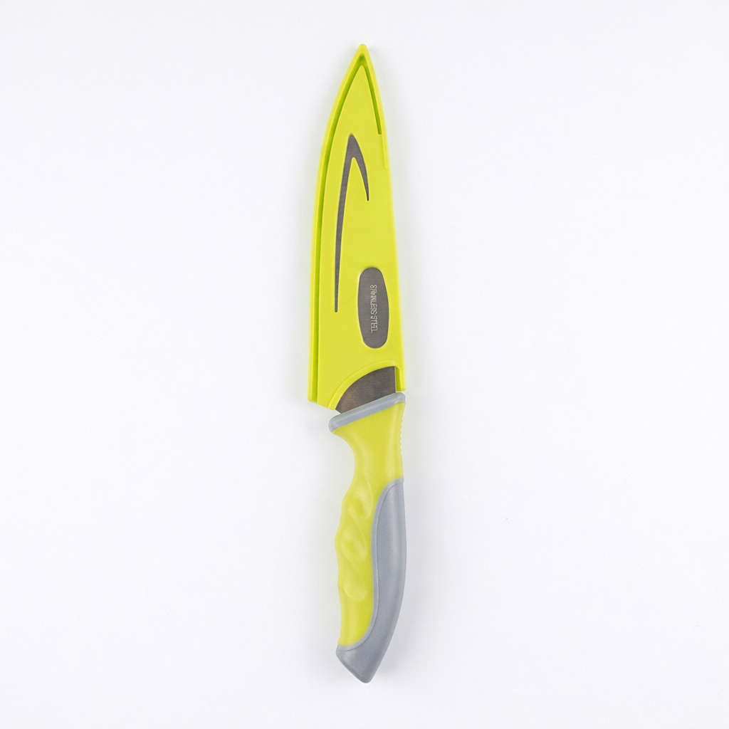Stainless Steel Safe Kitchen Knife with Cover