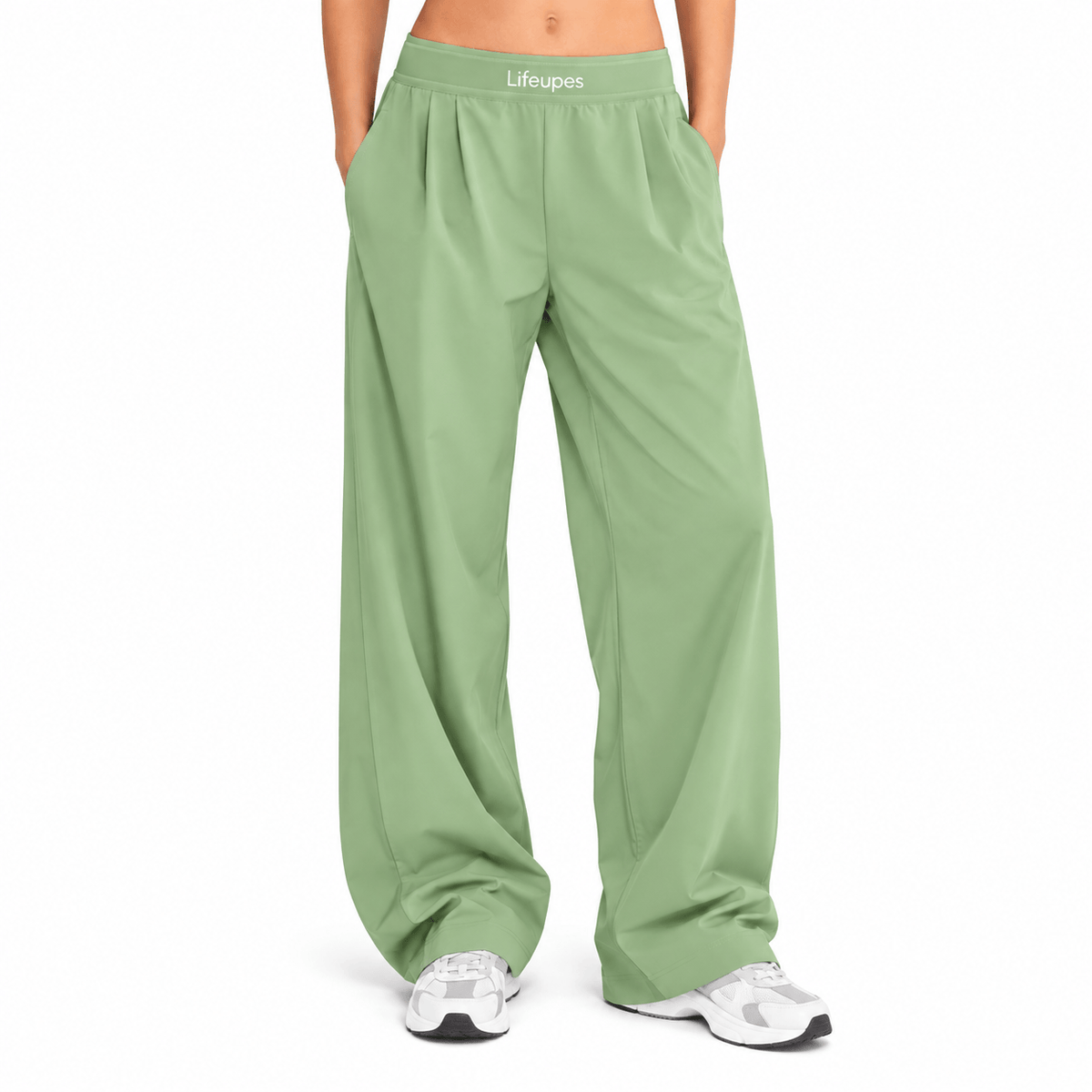 Sage Flow Wide-Leg Pants
