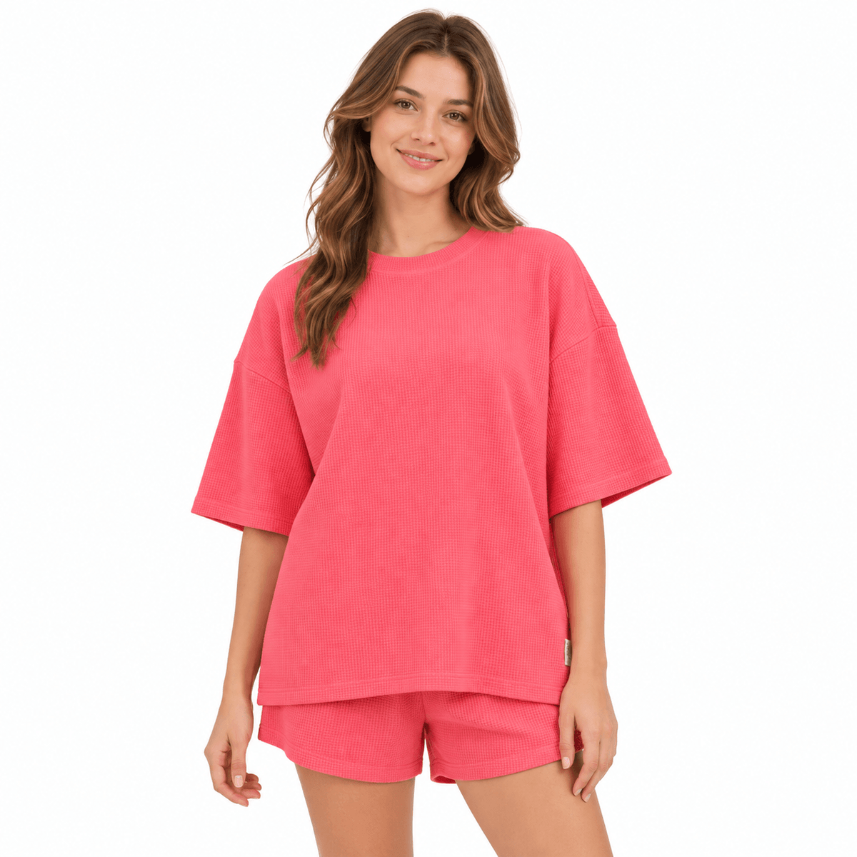 Women’s Waffle Knit Lounge Set