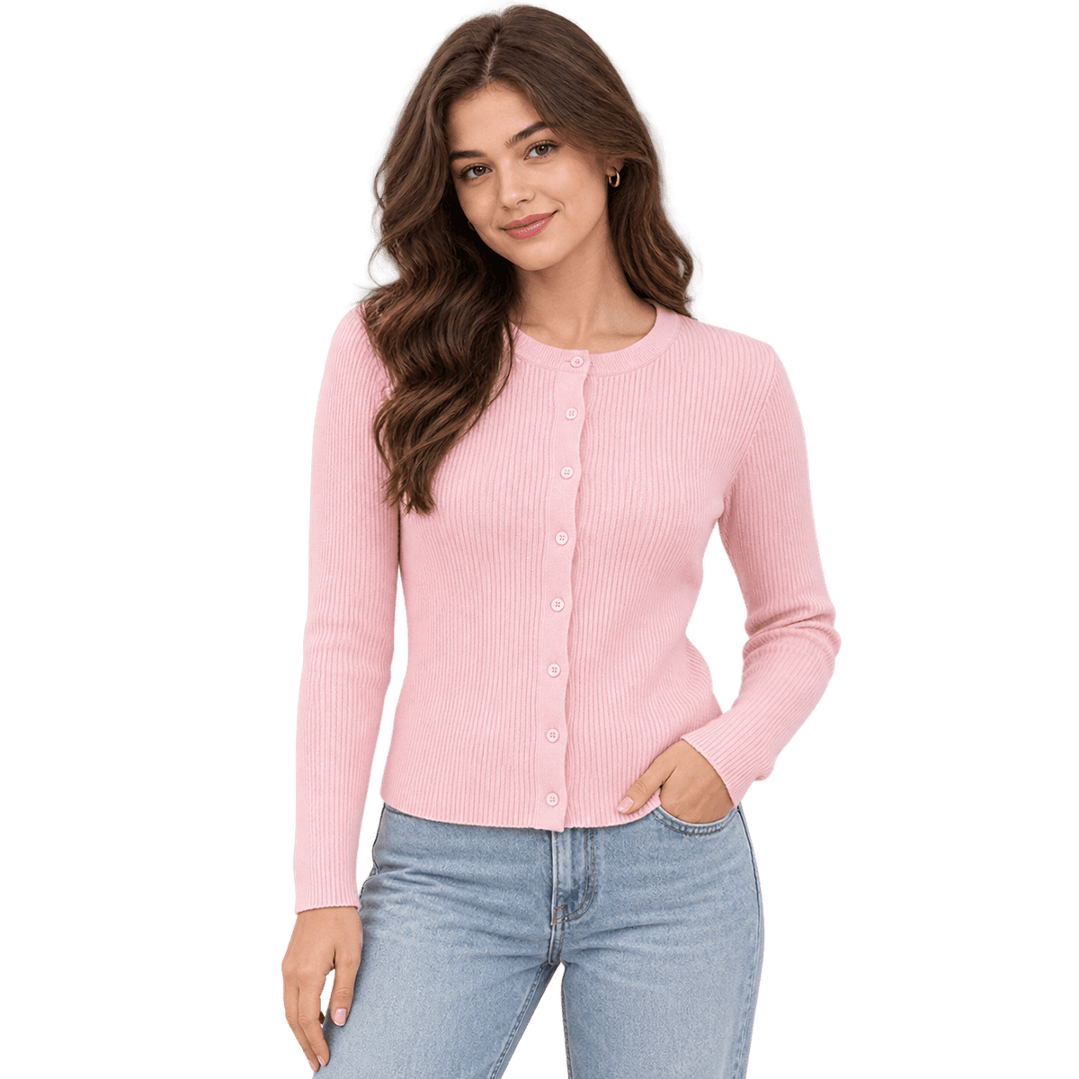 Soft Ribbed Knit Cardigan