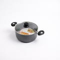 Premium Non-Stick Deep Cooking Pot with Glass Lid – 24cm