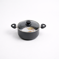 Family Size Non-Stick Cooking Pot with Glass Lid