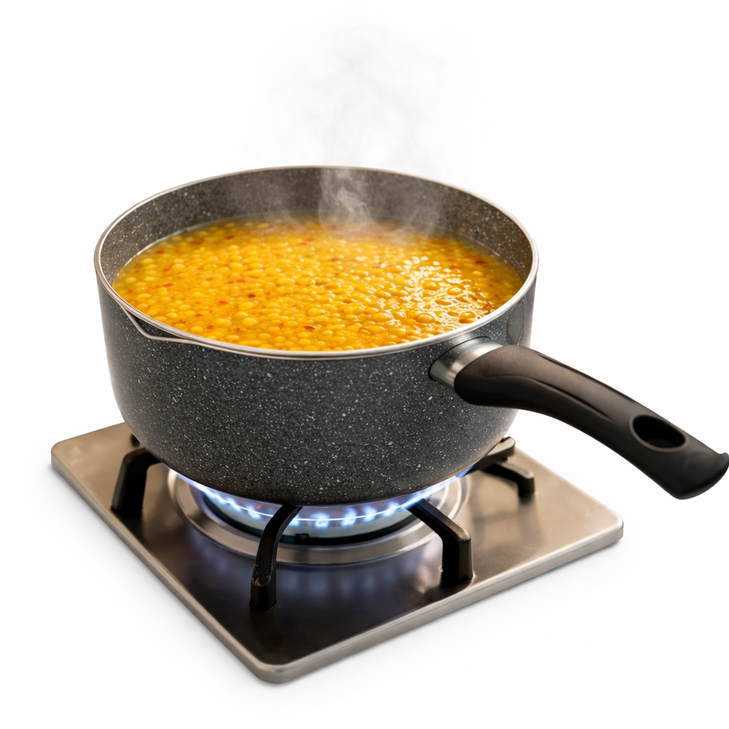 MegaStar Marble Coat Saucepan with Lid – 18cm Non-Stick