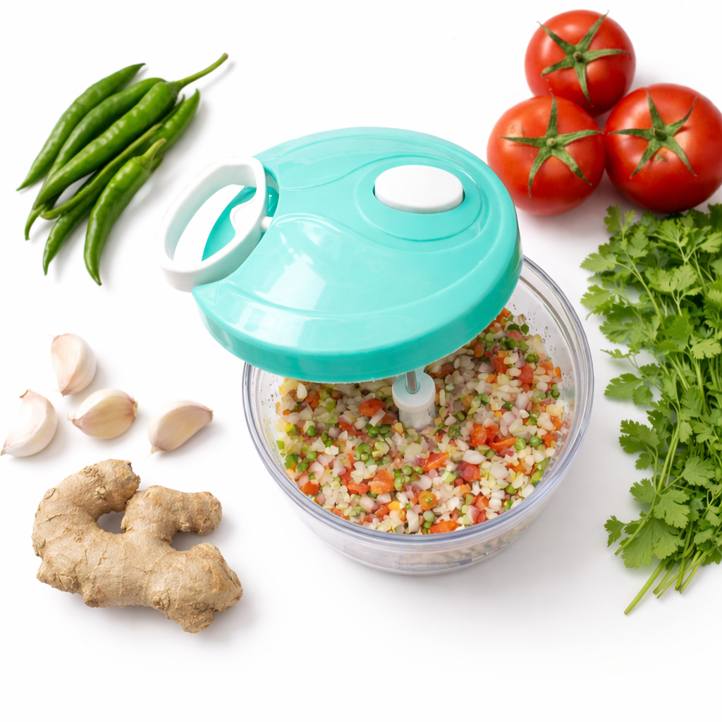 Fresh Kitchen Bundle – Manual Vegetable Cutter, Multi-Purpose Grater & Drink Mixer