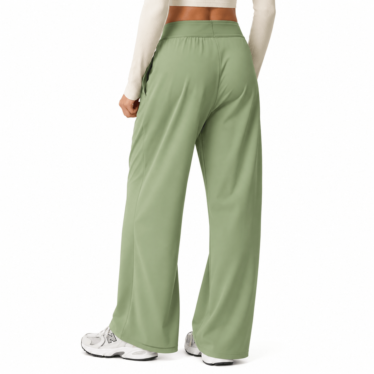 Sage Flow Wide-Leg Pants