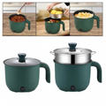 Multifunctional Nonstick Electric Pot | Double-Layer Hot Pot, Rice Cooker & Steamer for 1-2 Persons