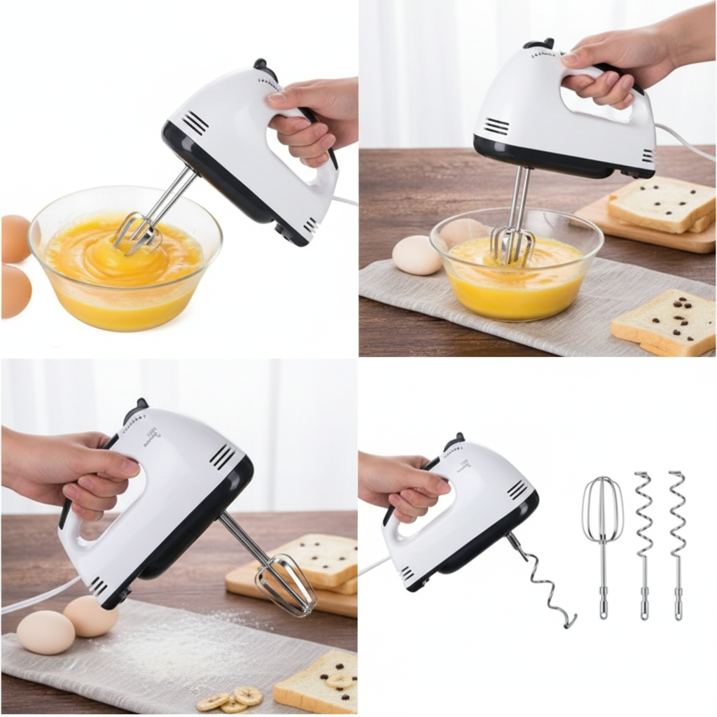Scarlet Electric Super Hand Mixer: Effortless Whipping & Mixing for Every Baker