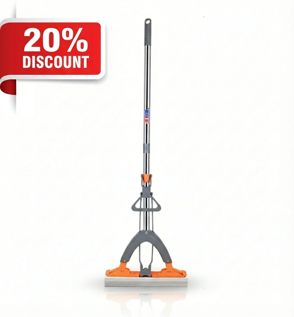 The Original PROCLEAN: Heavy-Duty PVA Mop for Quick & Superior Liquid Absorption