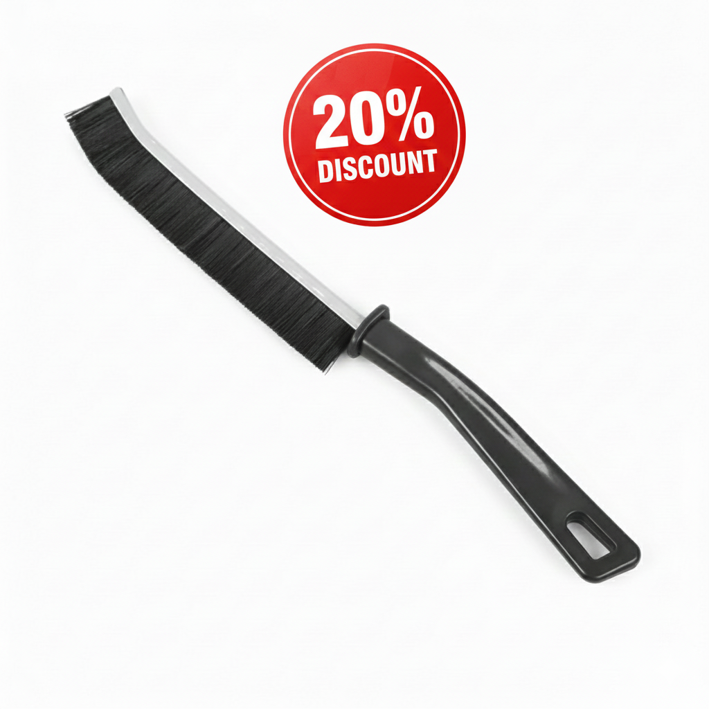 2pcs Grout Cleaning Brush Set | Durable Hard Bristle Scrubber for Tile Gaps & Shower Corners