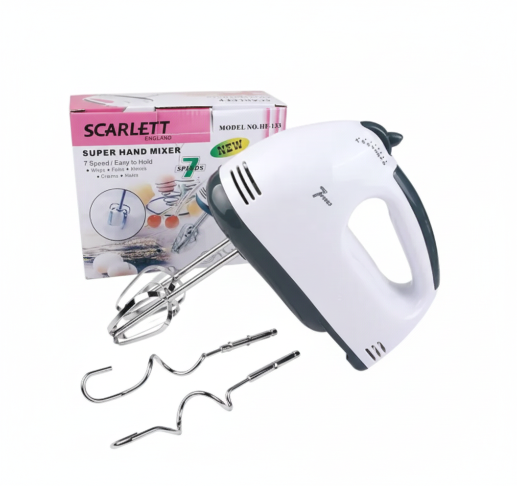 Electric Hand Mixer & Egg Beater – Essential Tool for Cake and Cream Baking