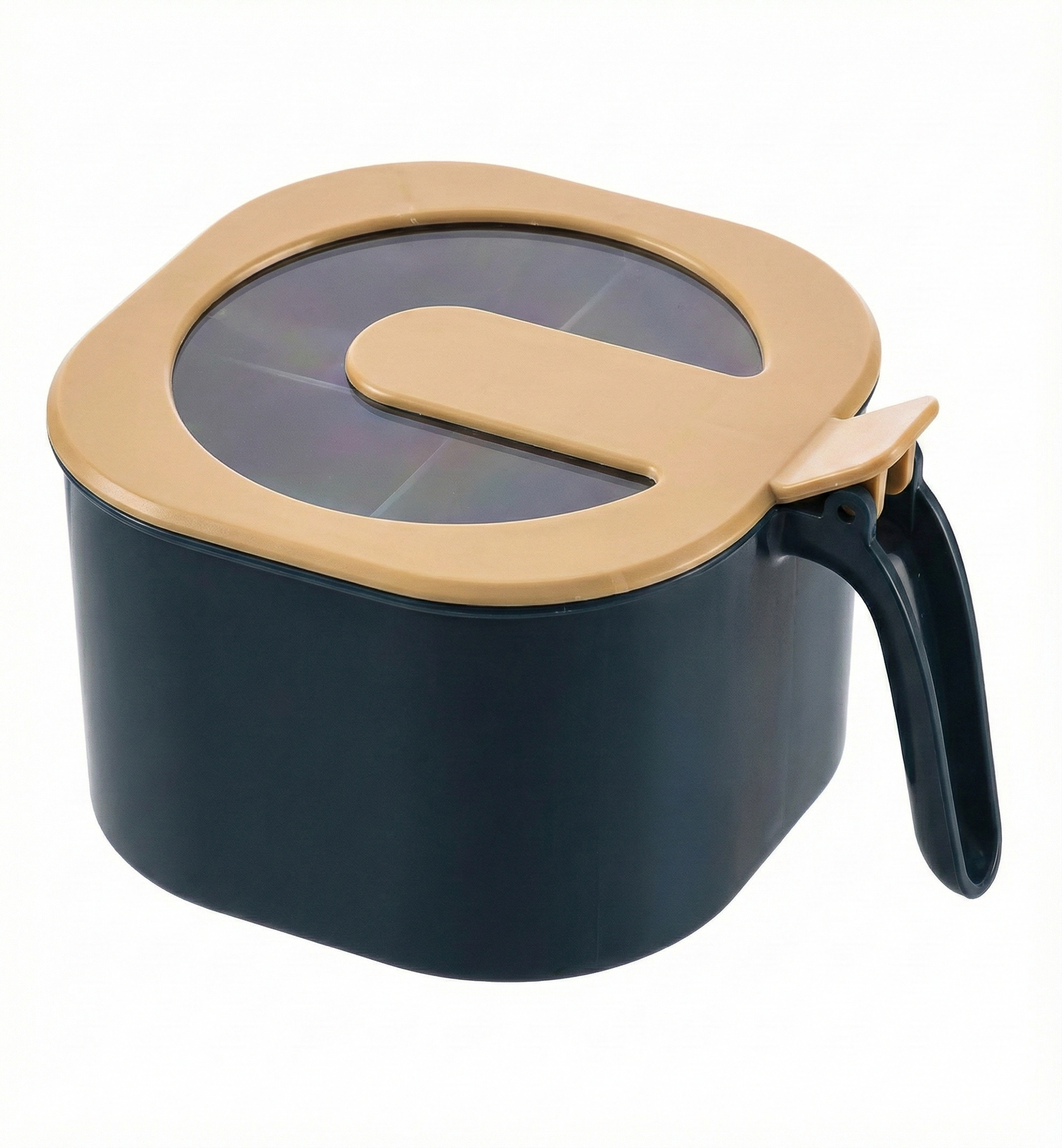 Premium 4-Compartment Condiment Caddy with Spoons for Effortless Cooking