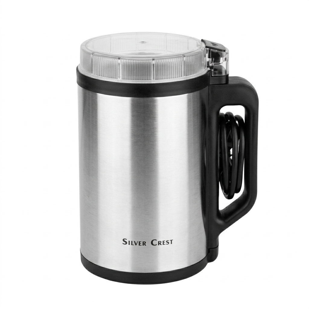 Silver Crest Heavy Duty Stainless Steel Electric Spice & Coffee Grinder