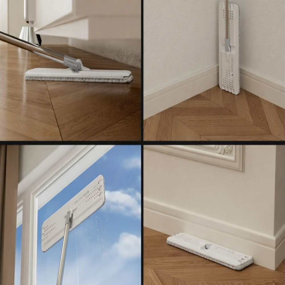 Clean Floors Effortlessly: JOYMOOP's No-Touch Wringer Eliminates Mess and Back Strain